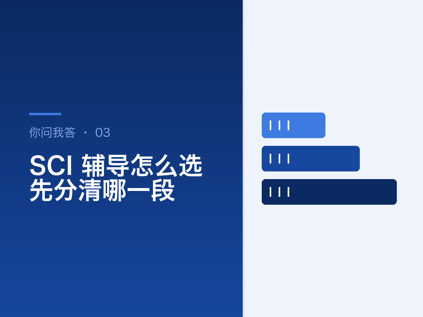 SCI 论文辅导机构怎么选？先分清你需要的是哪一段