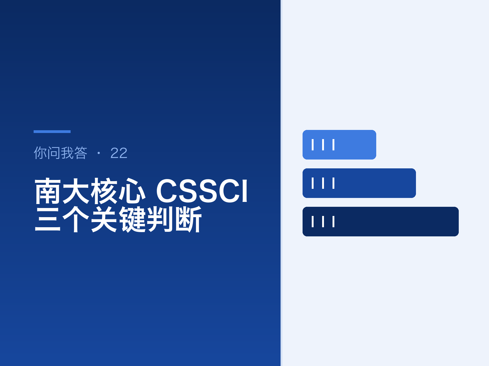 南大核心 CSSCI 论文辅导：三个关键判断