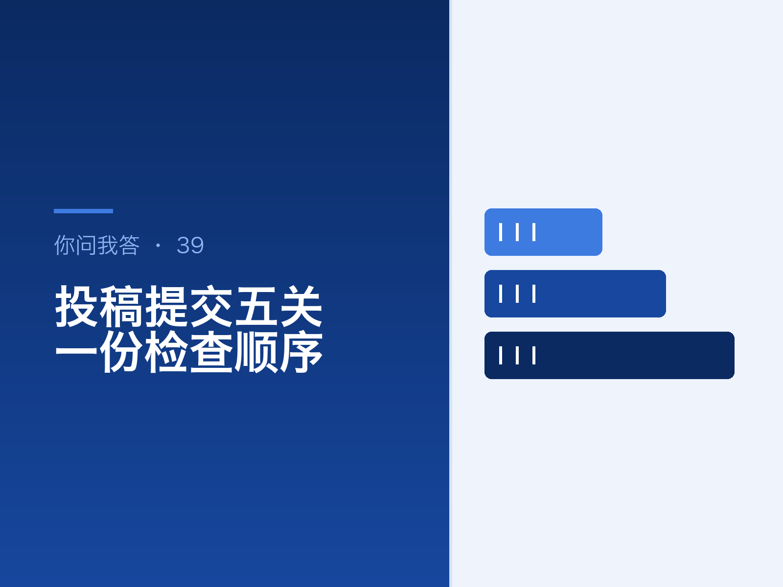 2026年论文投稿系统提交前要过哪五道关？一份可对照的检查顺序